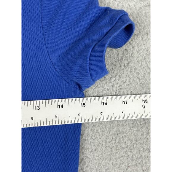 Lacoste Polo Shirt Dress Women’s 32 Small Cobalt Blue Cotton Short Sleeve - Picture 9 of 10